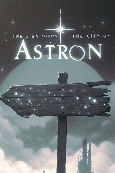 The sign pointing to the city of Astron