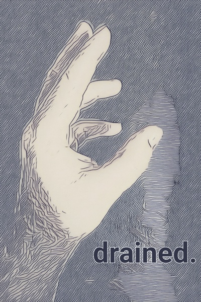 drained.